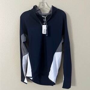 Cutter & Buck Navy Hooded Performance Pullover